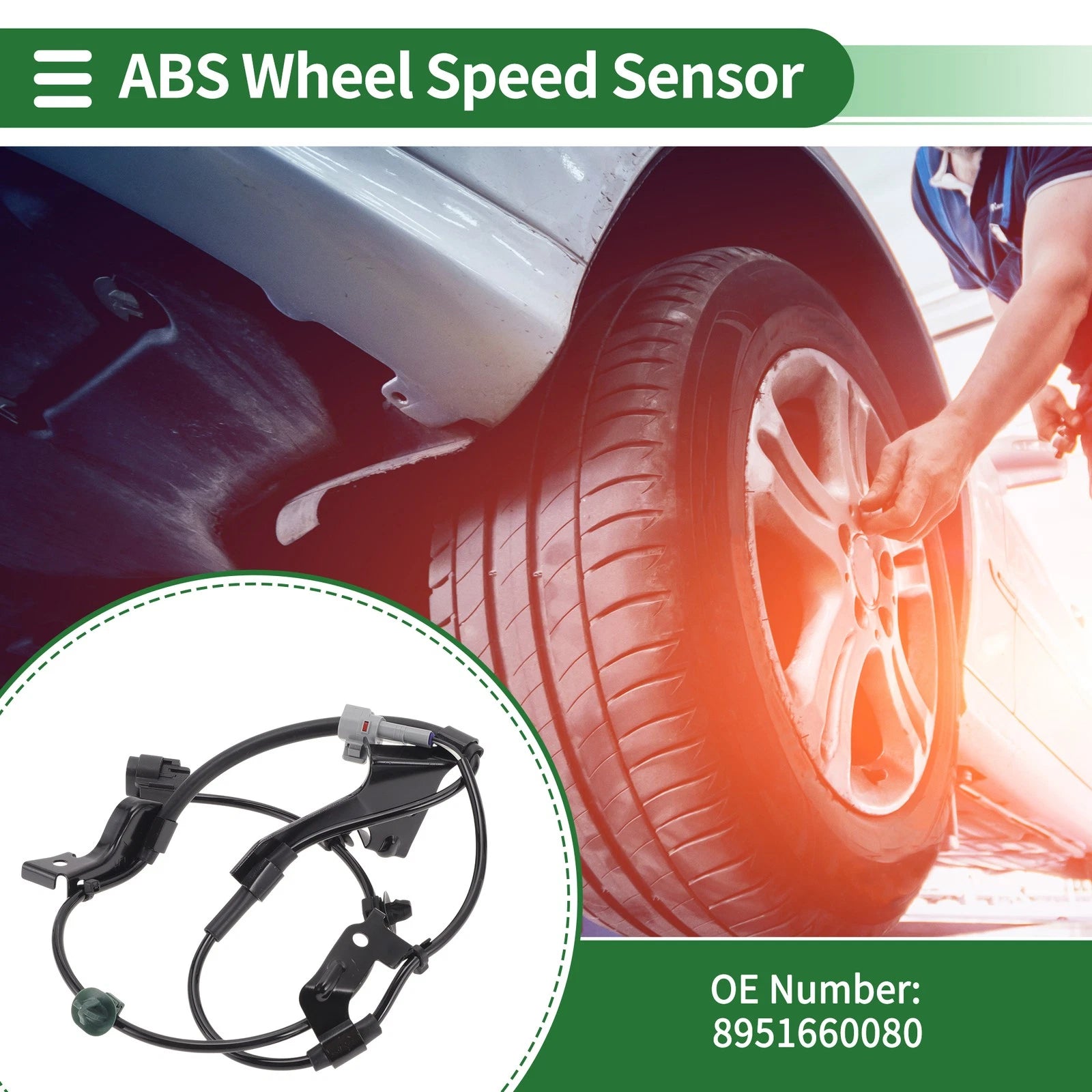 ABS Wheel Speed Sensor No. 8951660080 for Toyota FJ Cruiser (2004–2010)