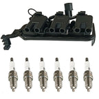 Set of 6 Ignition Coils & Spark Plugs for Hyundai Tucson Kia Sportage (2005–2010)