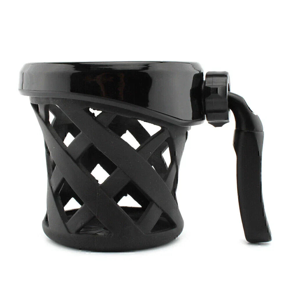 Black Cup Holder Drink w/Basket Mount for BMW R18 (2020-2023)