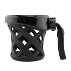 Black Cup Holder Drink w/Basket Mount for BMW R18 (2020-2023)
