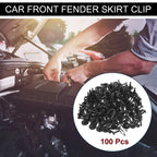 100 Pcs Front Fender Skirt Clip for Ford Edge (2007–2014) & Escort (1981–2003)