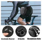 Leg Bag for Motorcycle (Thigh Bag) with Secure Zipper Pockets for Phone