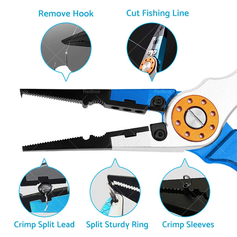7.9" Aluminium Fishing Pliers Hook Remover for Fishing (Universal)