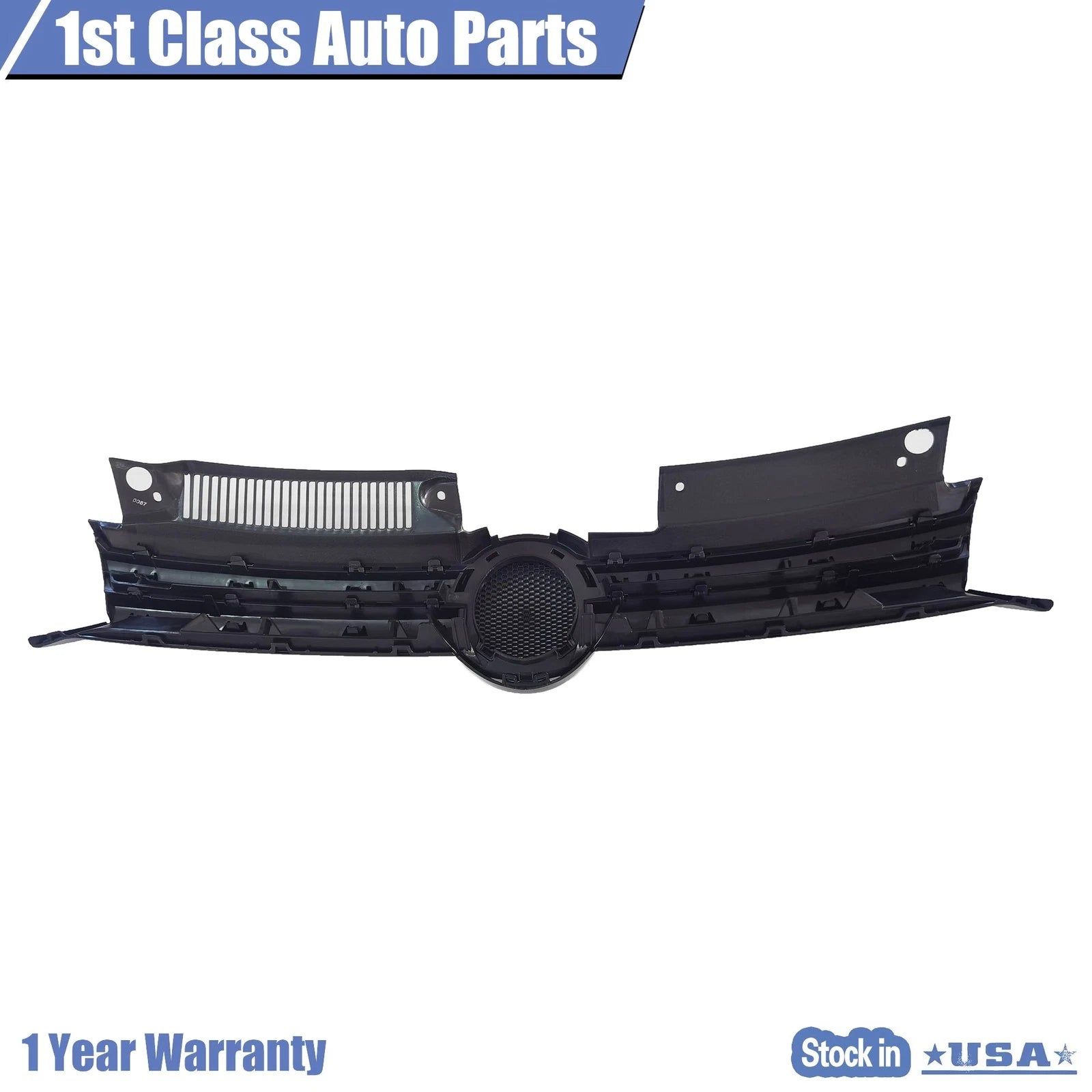 Front Sport Black Grille for Volkswagen Jetta Sedan (2011-2014)