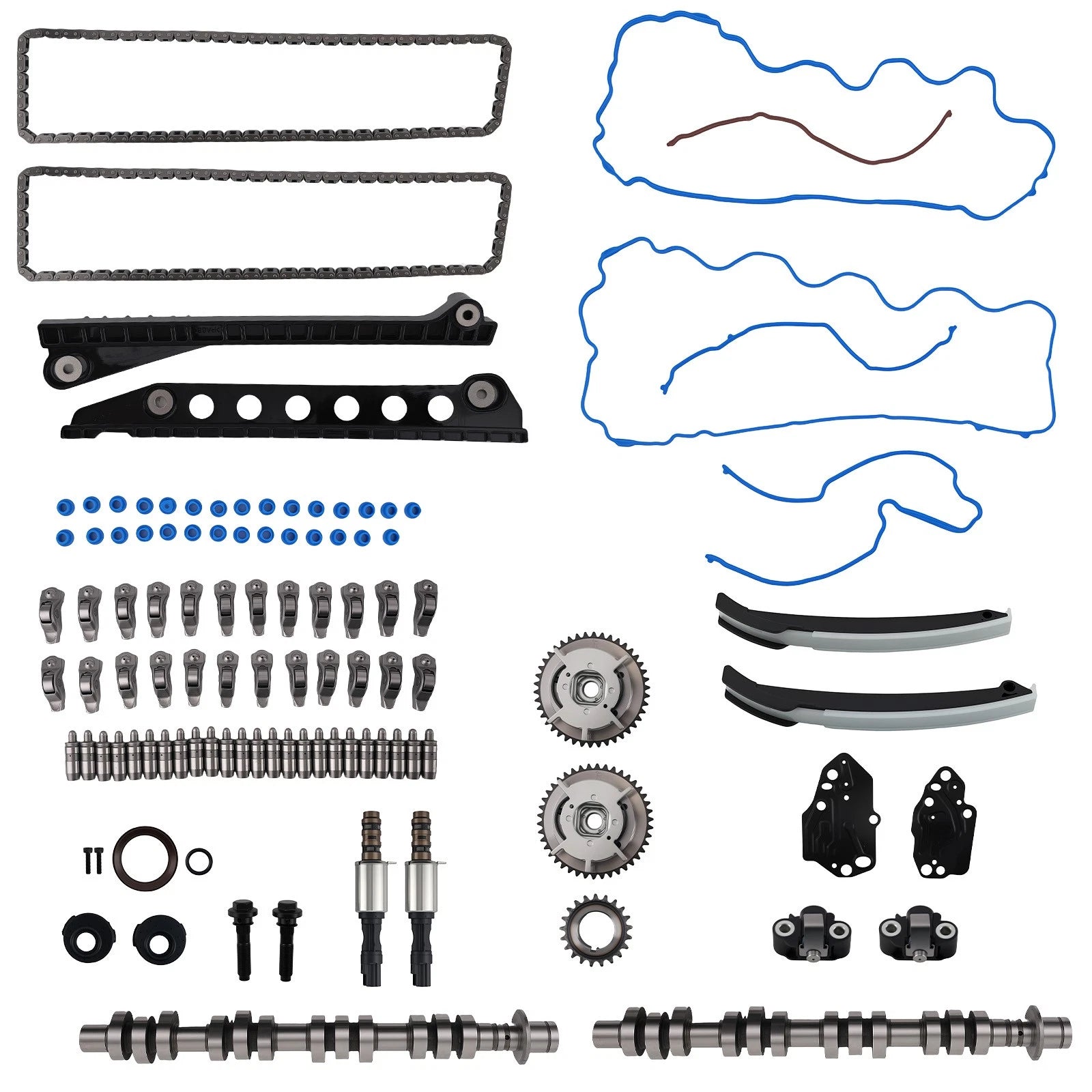 Camshaft, Lifters, Rocker Arms, Timing Chain Kit for Ford F150 5.4L 3V (2005–2008)