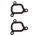 2pc Engine Coolant Pipe Gasket Set for BMW E38 740iL E31 840Ci E53 X5