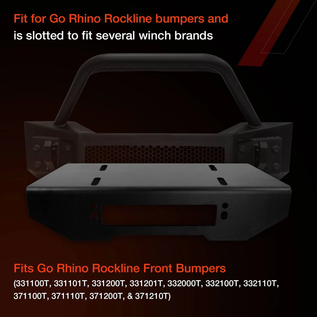 Winch Mounting Plate for Jeep Gladiator JL JT (2019-2023)