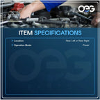 Power Window Motor Set for Honda Odyssey (2005-2010) Rear Left & Right