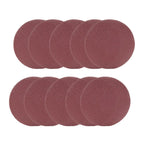 Set of 10 Hook and Loop Sanding Discs 40-180 Grits 7 Inch