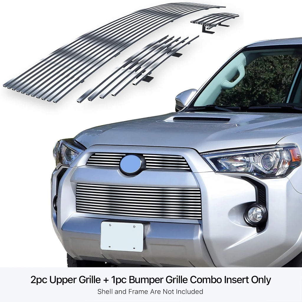 Stainless Polished Chrome Billet Grille for Toyota 4Runner (2014-2019)