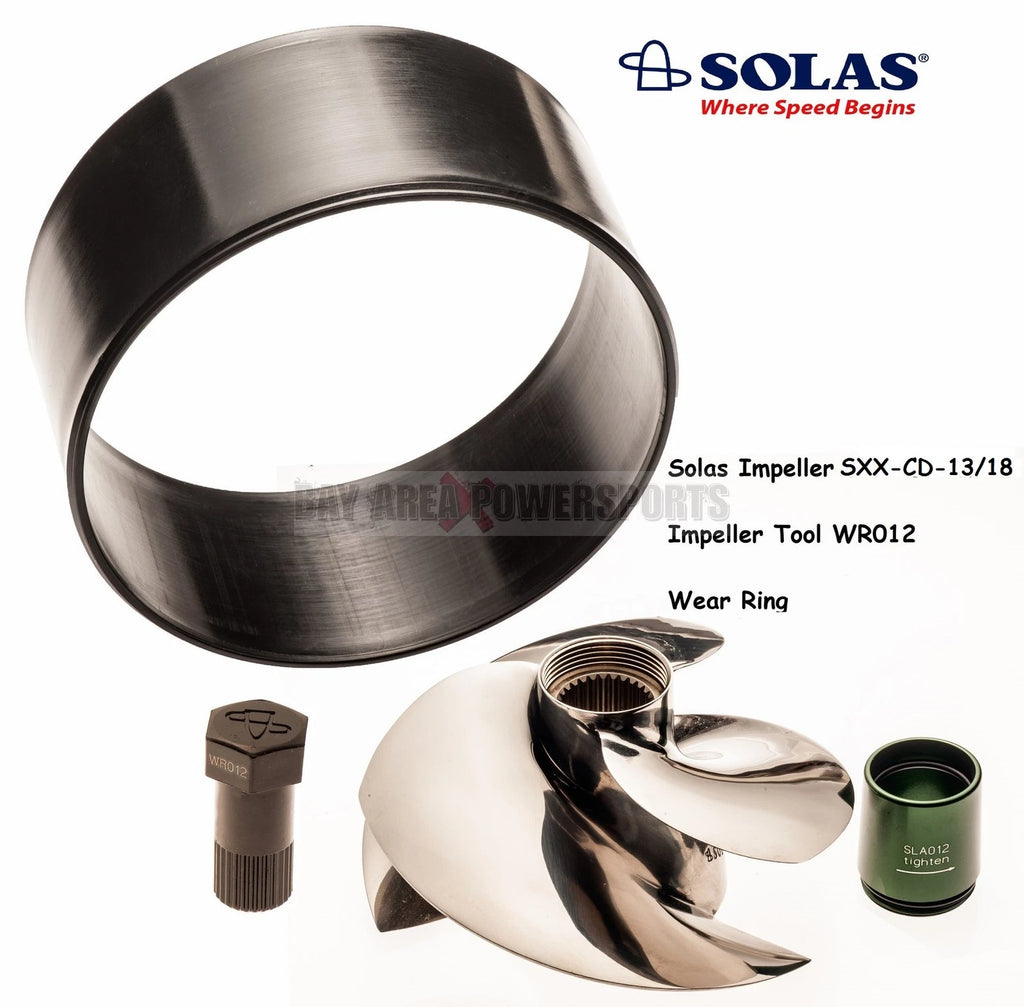 Solas Impeller with Wear Ring & Tool for Sea Doo RXPX RXTX GTX (2016–2025)