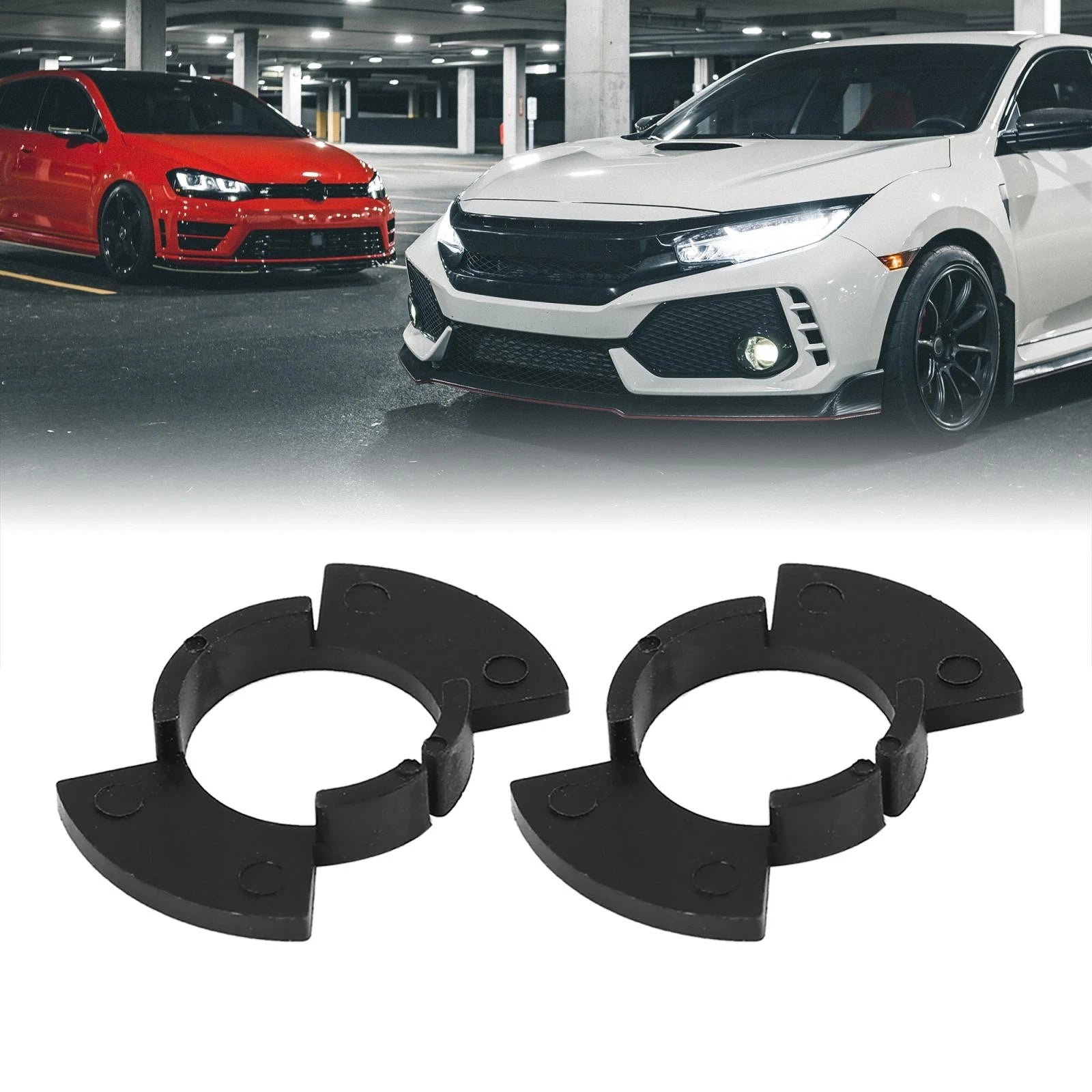 2X LED Headlight Adapter Base Bulb Retainer for Honda Odyssey Accord 