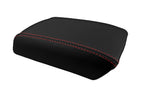 Console Lid Pull Over Cover Leather for Hyundai Tiburon (2003–2008) Red Stitch