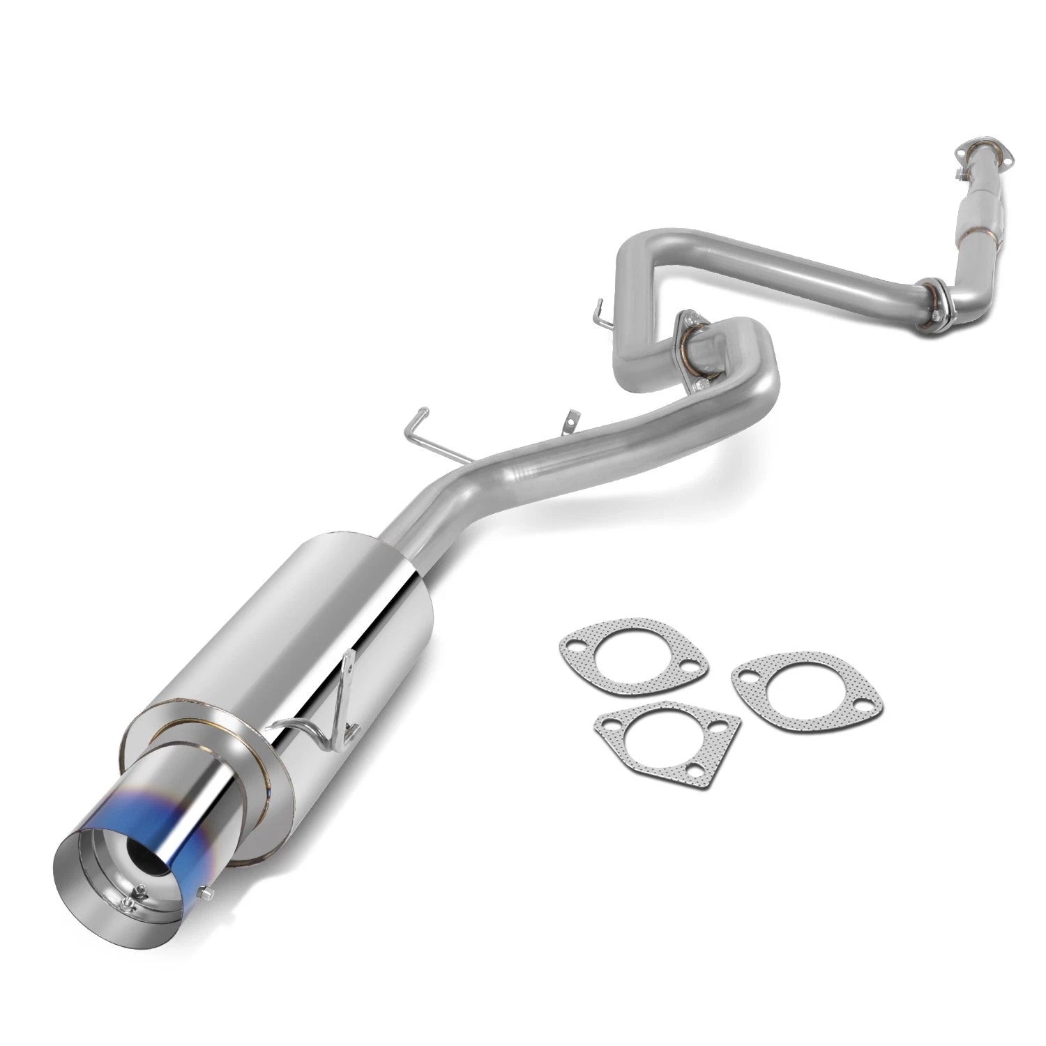 Catback Exhaust for Mitsubishi Galant 1999–2003 w/ 4" Muffler Tip & Silencer
