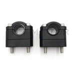 Set of 2 Handlebar Mount Clamp for Motorcycle (22mm/28mm)