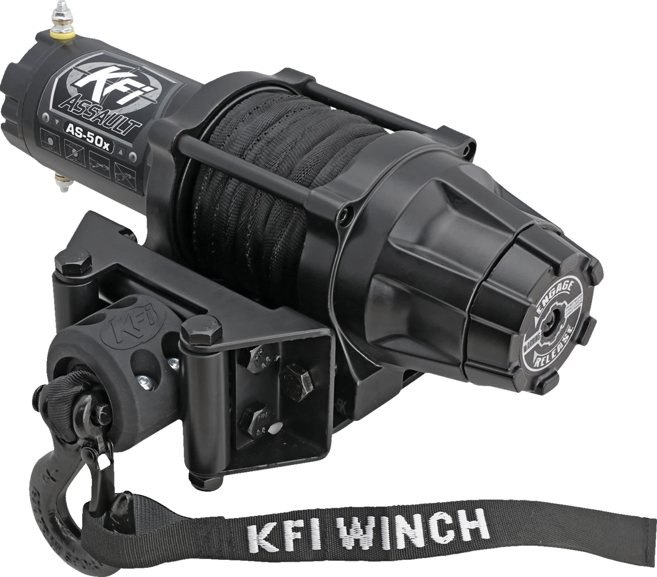 KFI Products AS-50X Assault Winch for UTV/ATV (5000 lb, Synthetic Cable)