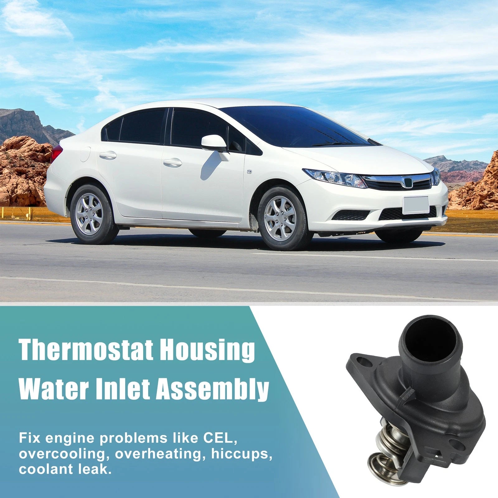 Thermostat Housing Assembly for Honda Civic (19301-RAF-003)