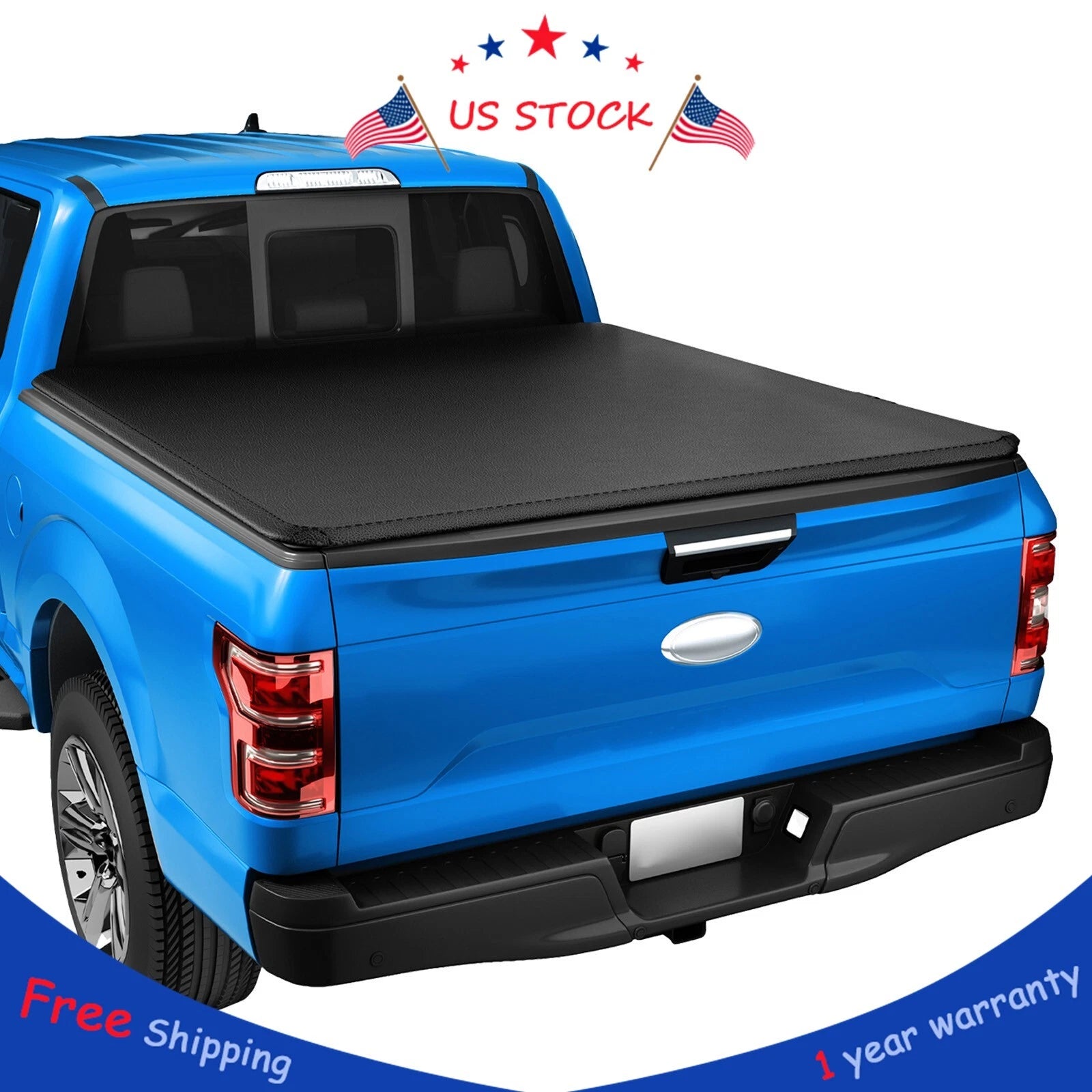 Soft Roll-Up Tonneau Cover for Toyota Tacoma (2005–2015) 6FT 72"