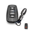 Carbon Fiber ABS Remote Key Fob Protector for Toyota (2012–2024)