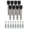 NGK Ignition Coils & Laser Platinum Spark Plugs Kit for Audi RS5 (2013–2015)