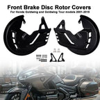Front Brake Disc Rotor Covers for Honda Goldwing GL1800 F6B (2001–2015) Black