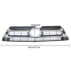 Set of 2 Front Upper Grille Replacements for Toyota Highlander (2017–2019)