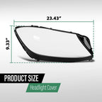 Headlight Replacement Lens Pair for Mercedes-Benz S-Class (2014–2017)