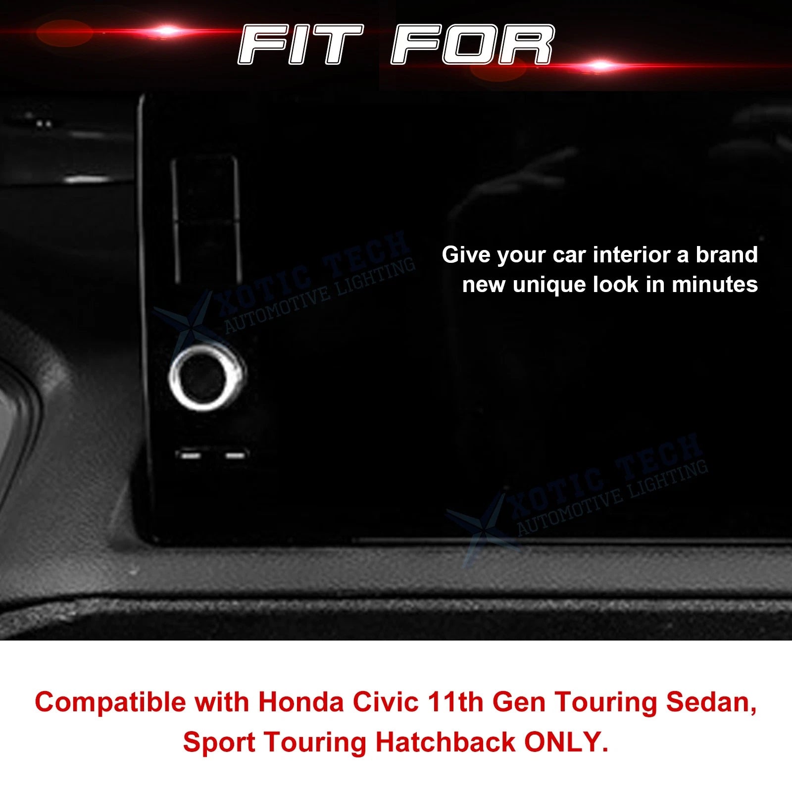 AC Control & Navigation Switch Cover for Honda Civic CR-V (2023-2024)