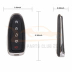 Keyless Key Fob Remote Case Shell for Ford Escape Titanium (2013-2016)