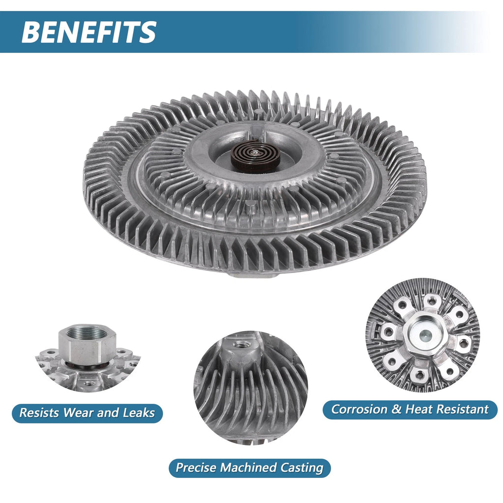 Engine Cooling Fan Clutch for Ford F-150 F-250 F-350 4.9L (1993–1996) No.F2UZ8A616F