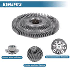 Engine Cooling Fan Clutch for Ford F-150 F-250 F-350 4.9L (1993–1996) No.F2UZ8A616F