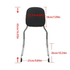 Passenger Sissy Bar Backrest for Softail Sport Glide Low Rider (2018–2023)