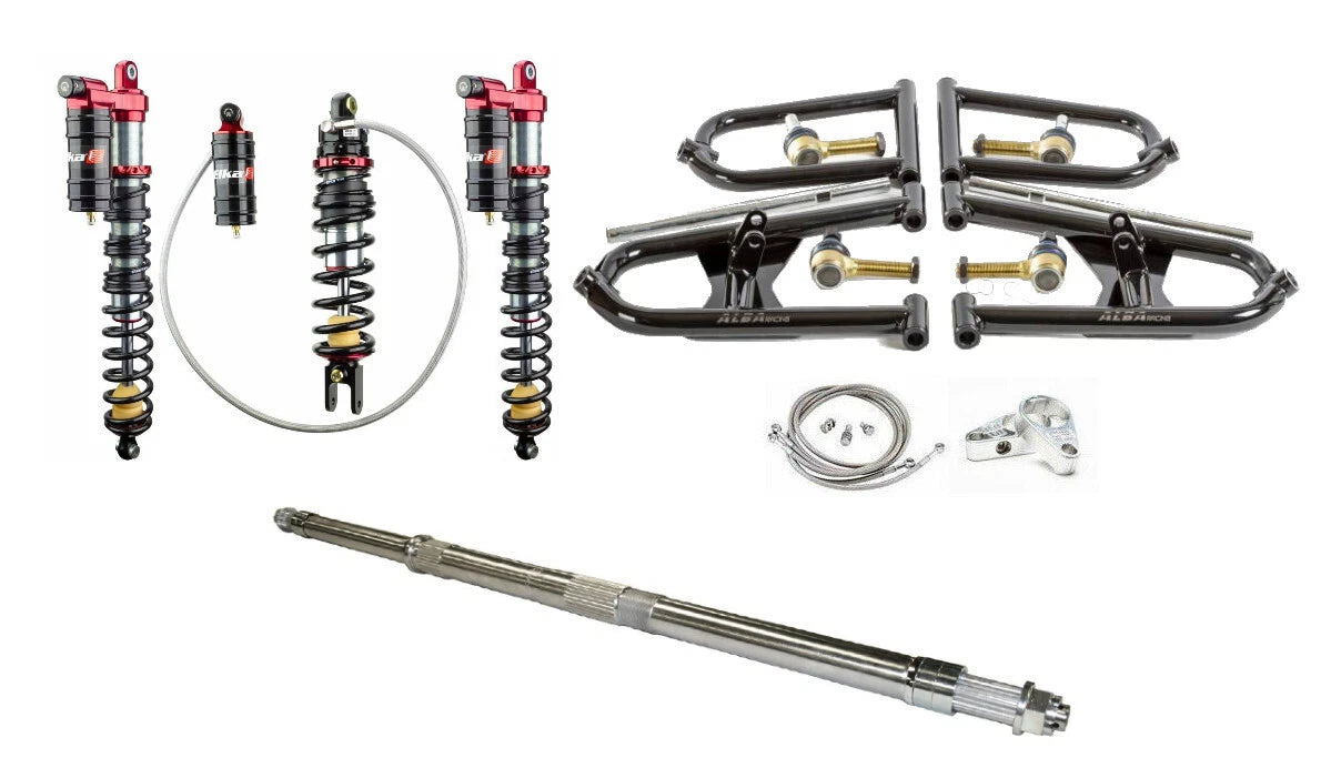 Set of 2 A-Arms & Elka Legacy Front Rear Shocks for Yamaha Blaster (2003–Present)