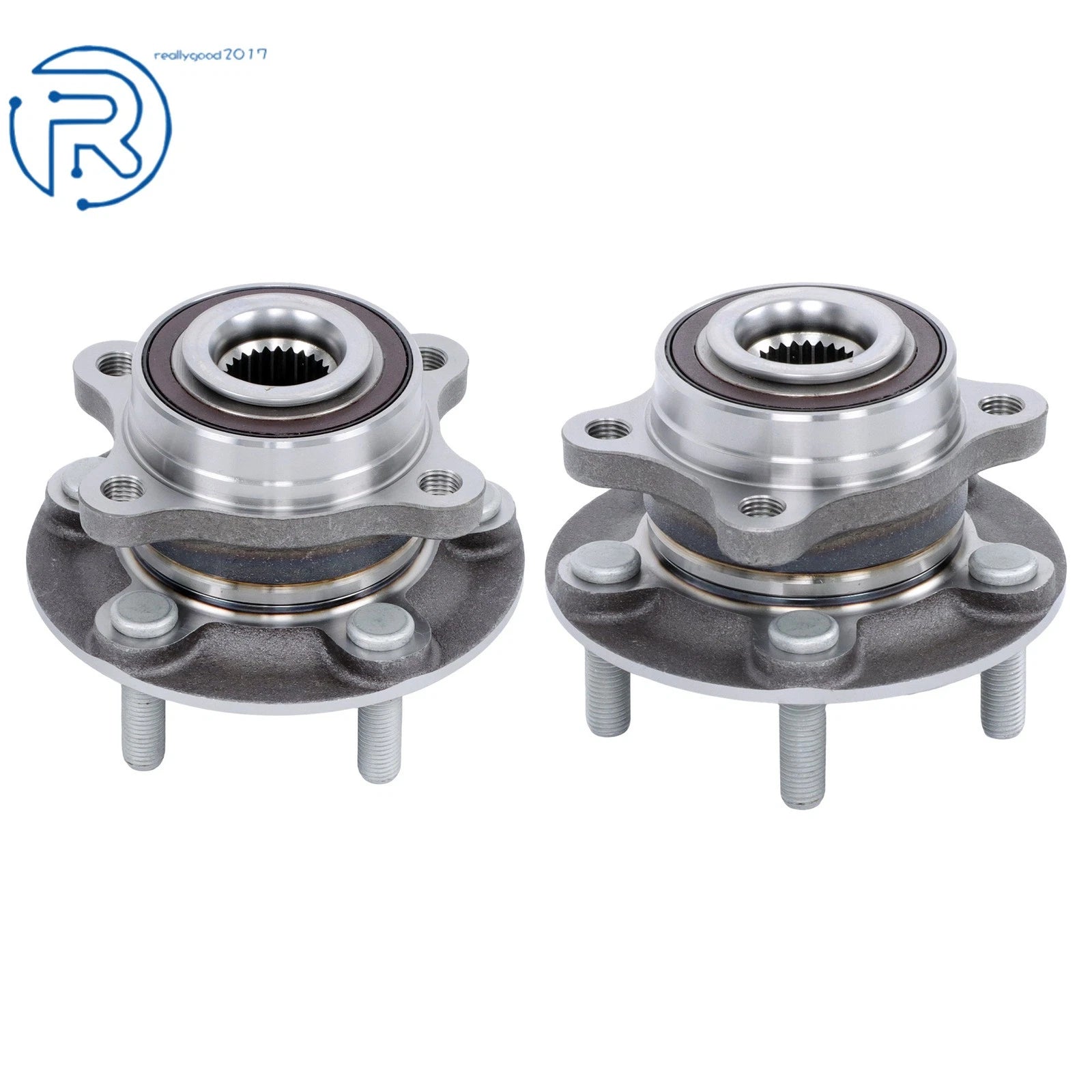 Set of 2 Front or Rear Wheel Hub Bearing Assembly for Ford Fusion Lincoln MKZ (2013–2020)