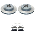 Front Rotors & TRW Pro Metallic Brake Pads Kit for B2300 Explorer Ranger (1998–2000)