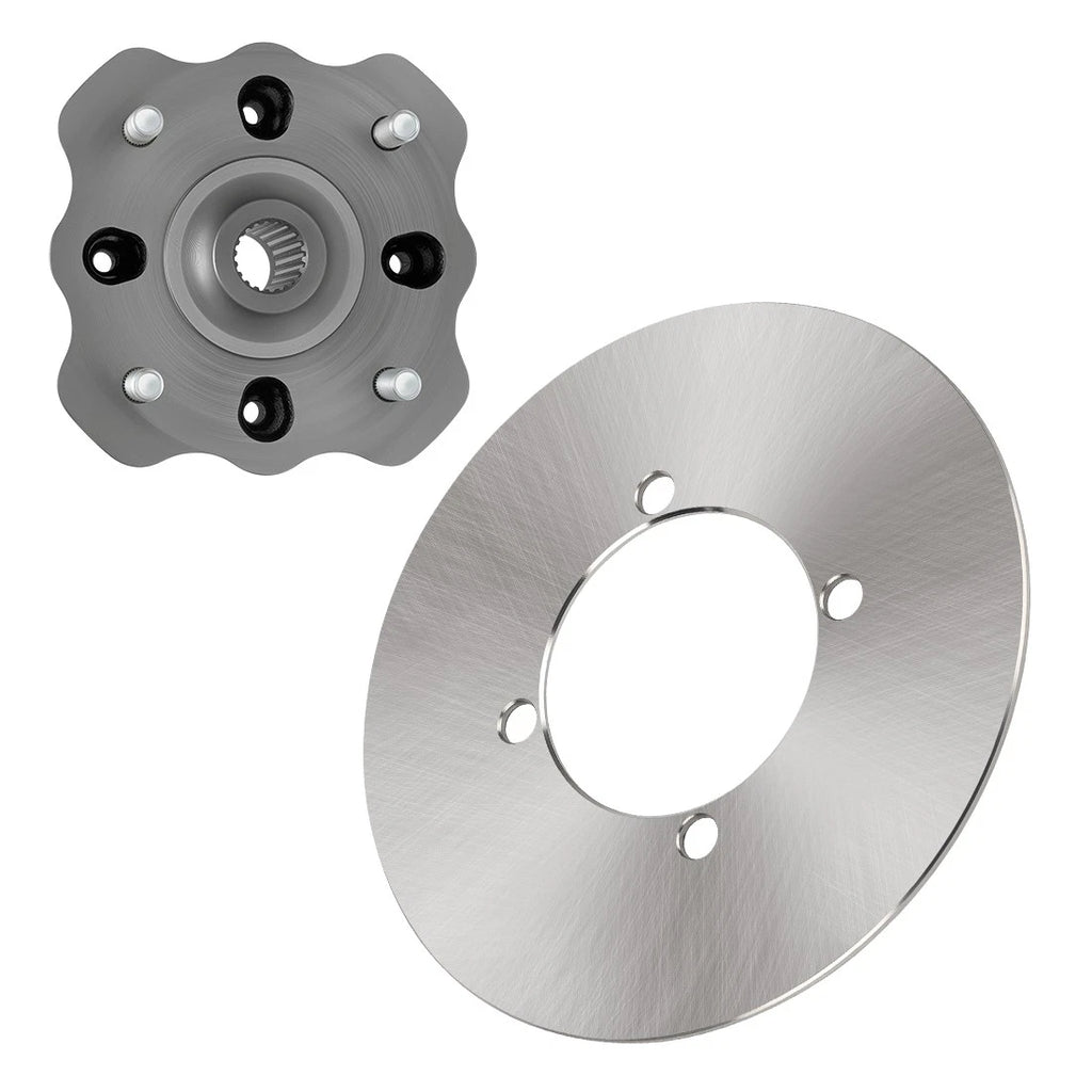 Front Wheel Hub & Disc Rotor for Suzuki LTA400/LTF400 Eiger 400 (2002–2007)