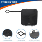 Rear Right Bumper Tow Hook Cover for BMW 530i 540i M5 Gray