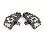 Wide MX Style Fat Foot Pegs for Harley Dyna, Touring, Sportster, Softail