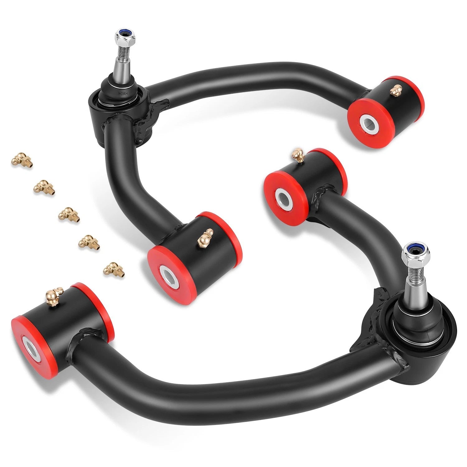 Red Bushing Pair for Ford F-150 (2021–2025) Tubular Front Upper Control Arm