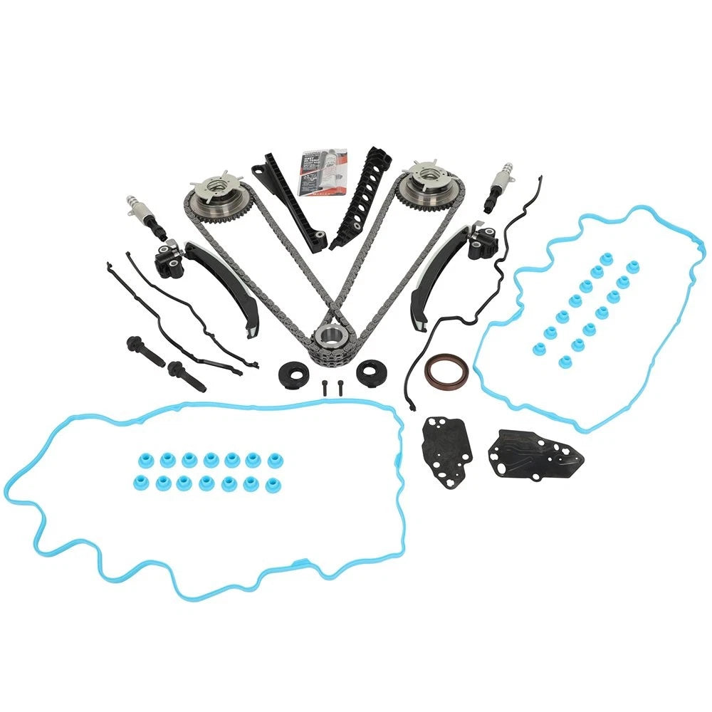 Timing Chain Kit & Cam Phasers + VVT Valves for Ford F150, Lincoln (2004–2008)