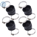 Set of 4 Carburetor Intake Manifold Boots for Suzuki GS750E GS750L GS750T (1980–1983)
