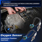 Upstream Oxygen Sensor Set of 2 for Chevrolet Silverado 1500 2500 3500