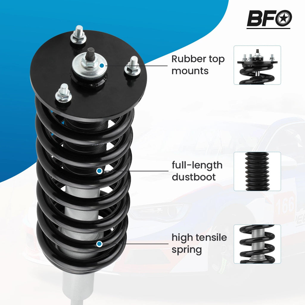 2.5 Inch Leveling Lift Kit with Struts & Shocks for Ford F-150 (2004–2008)