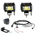 2X LED Spot Light Kit with Harness & Switch for WL35EKT