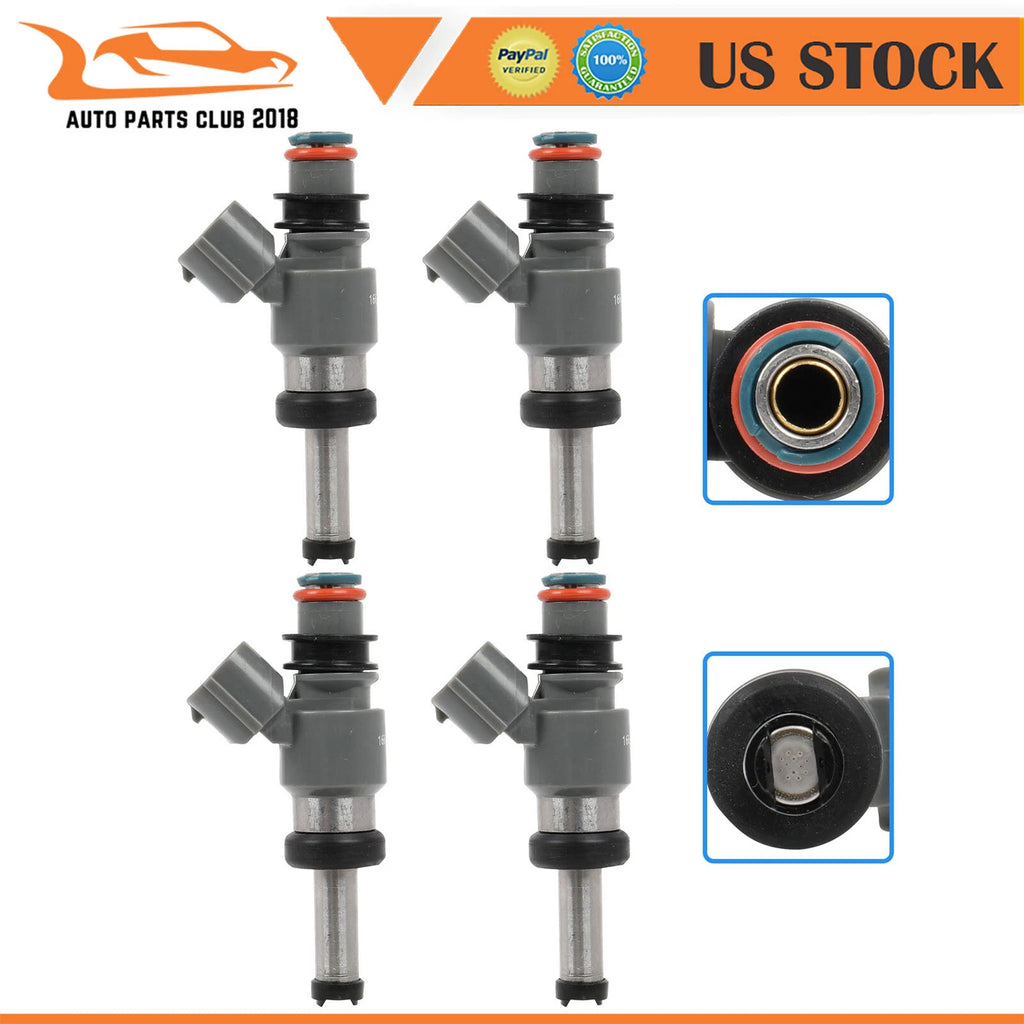 Set of 4 Fuel Injectors for Subaru BRZ (2013–2015) Toyota 86 (2017–2020) Scion FR-S (2013–2016)