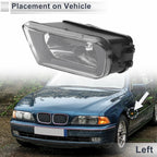 Left Front Bumper Side Marker Light Cover for BMW E39 Z3