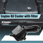 Set of 1 Engine Oil Cooler Oil Filter for BMW 230i F22 (2017–2022) No. 11428596283