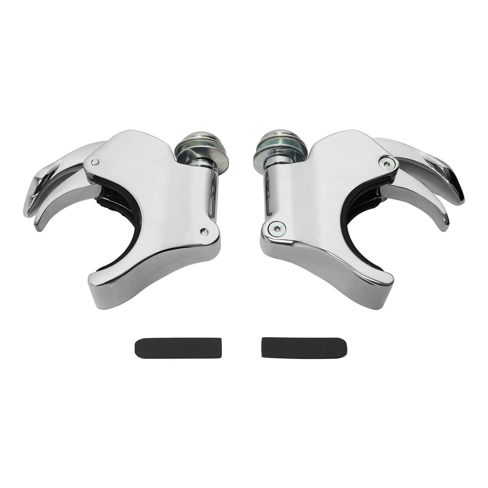 49mm Windshield Clamps for Harley Dyna (2006–2010), VROD (2002–2016), XL1200X (2016)