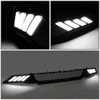 LED DRL Honeycomb Front Lower Bumper Grille for Ford Mustang (2018–2019)