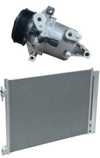 AC Compressor Kit with Condenser for Nissan Kicks 1.6L (2018–2020)